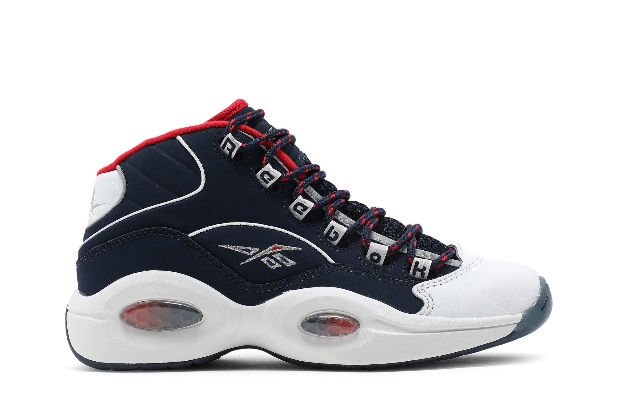 Кросівки Reebok Question low білі сині — фото 1