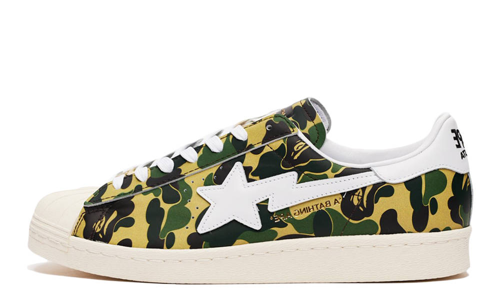 Кросівки Adidas superstar 80s bape — фото 1