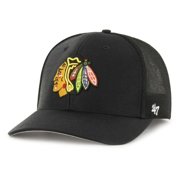 Кепка CHICAGO BLACKHAWKS TROPHY H-FTRPH04CTE-BK 47 Brand Чорний — фото 1
