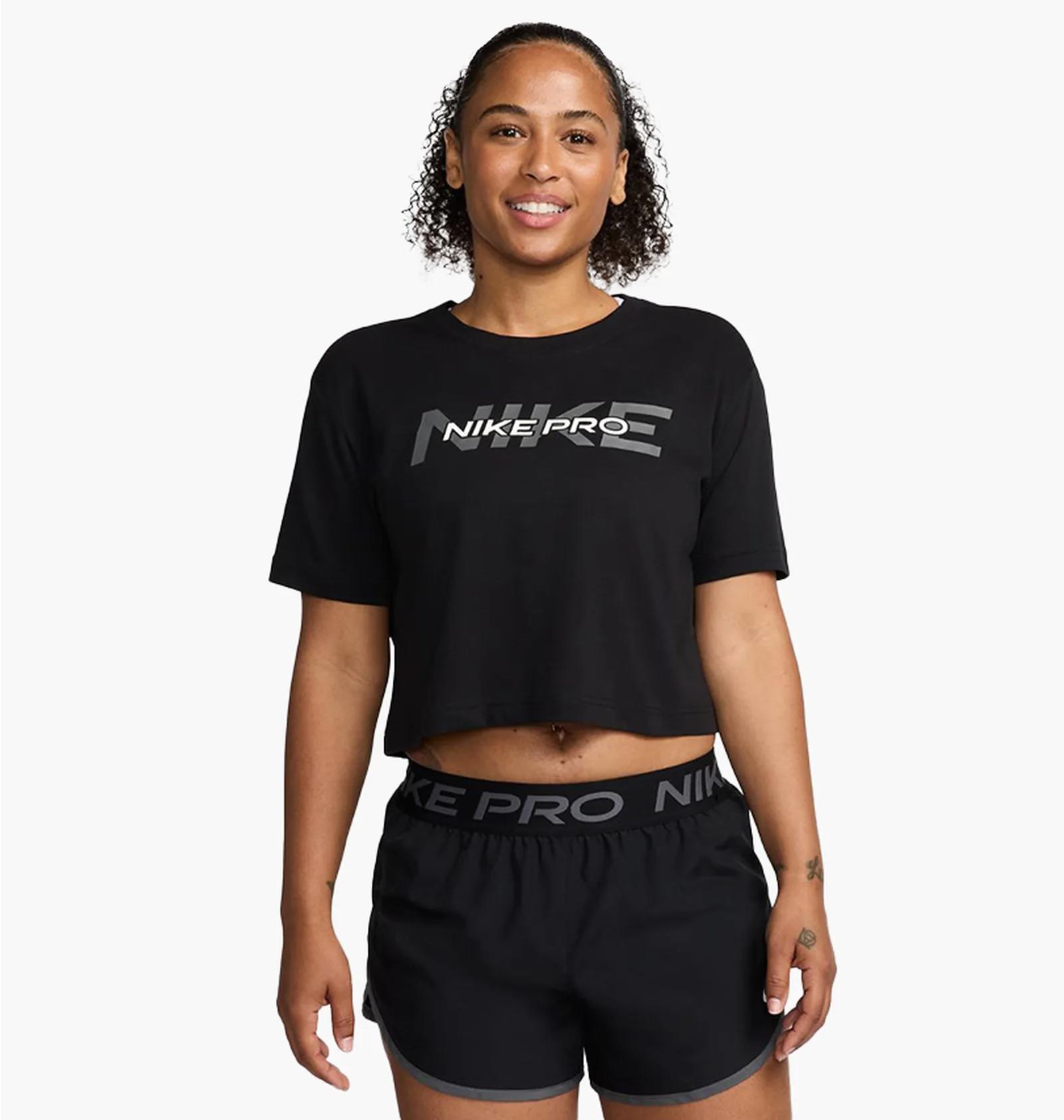 Футболка жіноча Nike Футболка W Nk Pro Ss Crp Tee Fa24 (HF0762-010) — фото 3