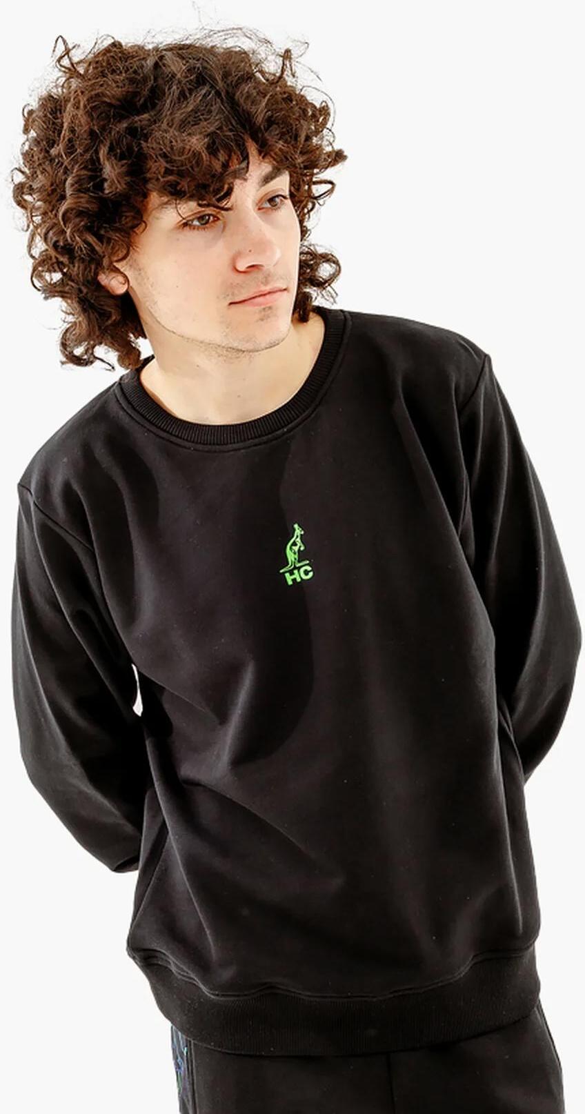 Кофта чоловіча Australian Uwilldie23 Crewneck Black (HCUFE0064-003) — фото 2