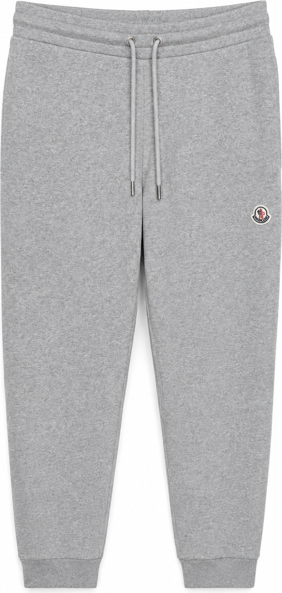 Сірі штани MONCLER з логотипом — фото 3