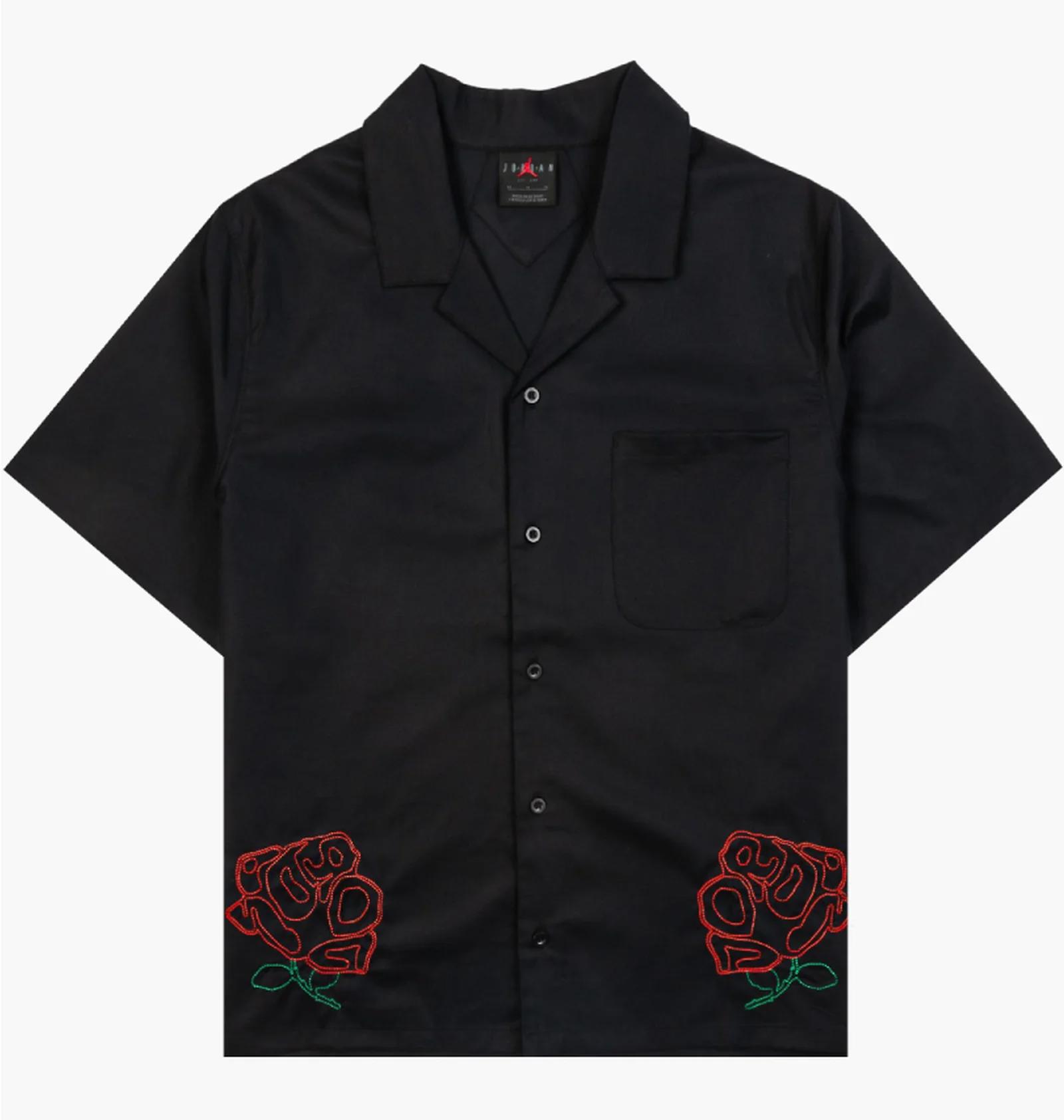 Кофта жіночі Jordan J Ss Woven Top Rose Black (HJ0096-010) — фото 1