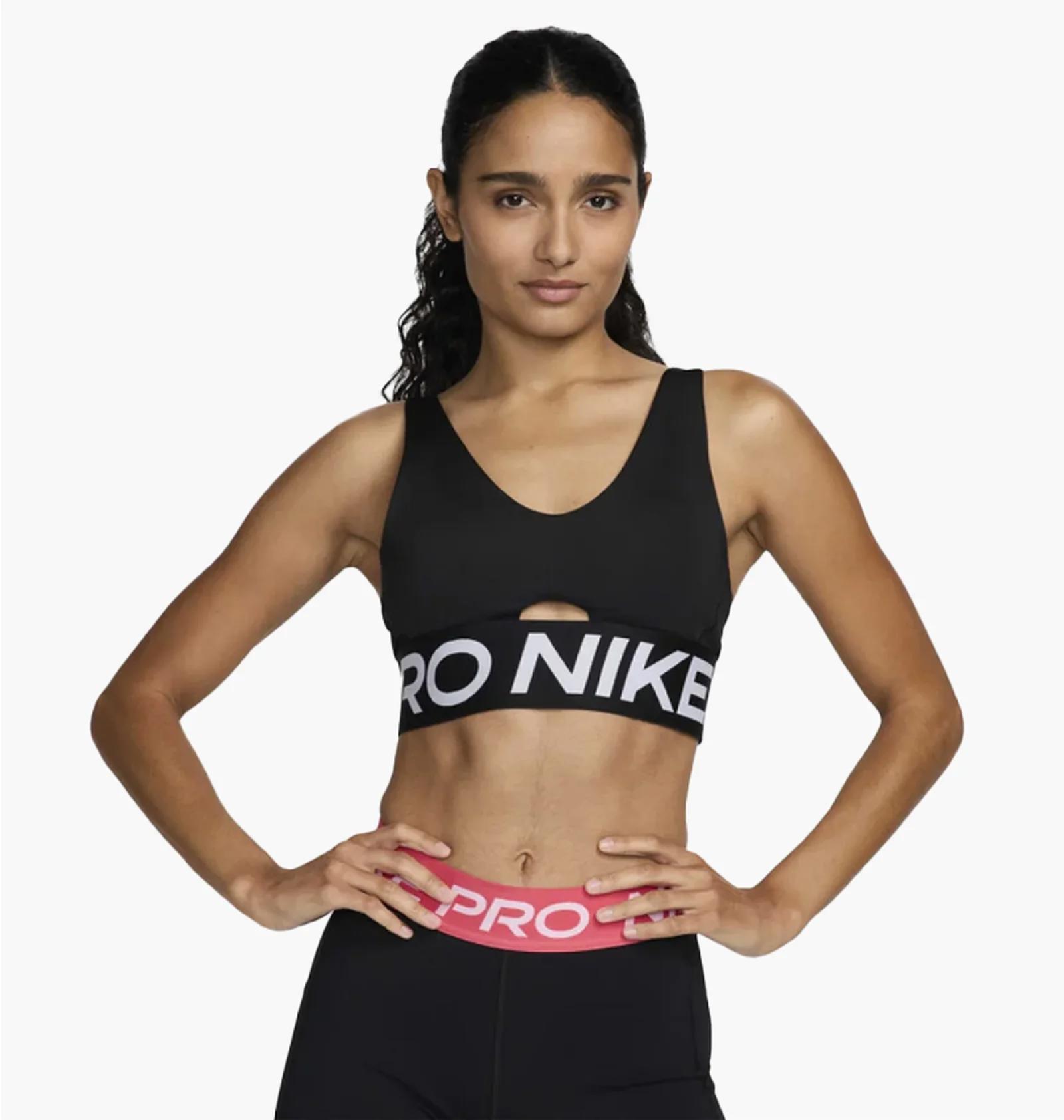 Спортивний топ жіночий Nike Indy Plunge Medium-Support Bold (HF7324-010) — фото 1