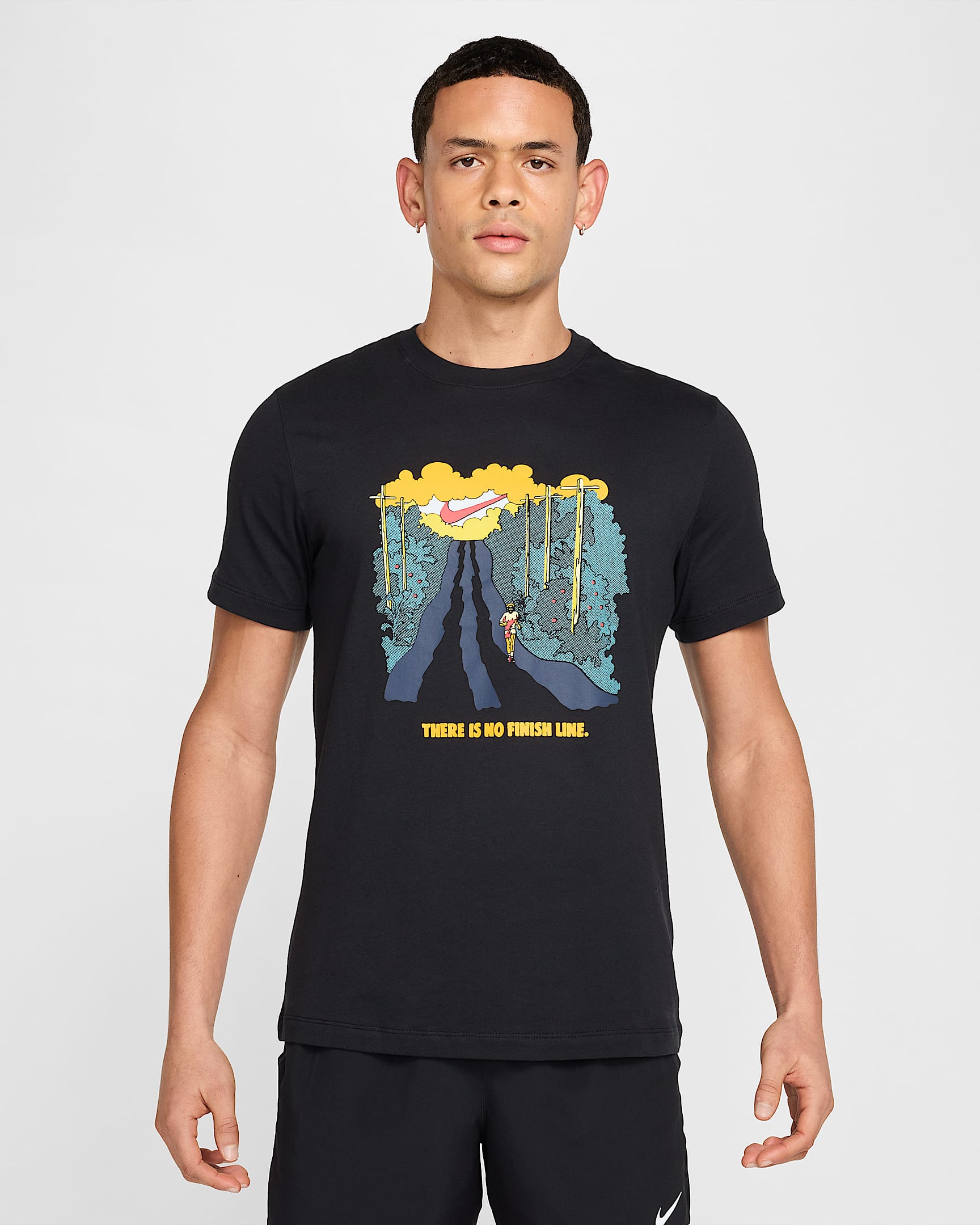 Футболка чоловіча Nike Running T-Shirt (HJ3678-010) — фото 1
