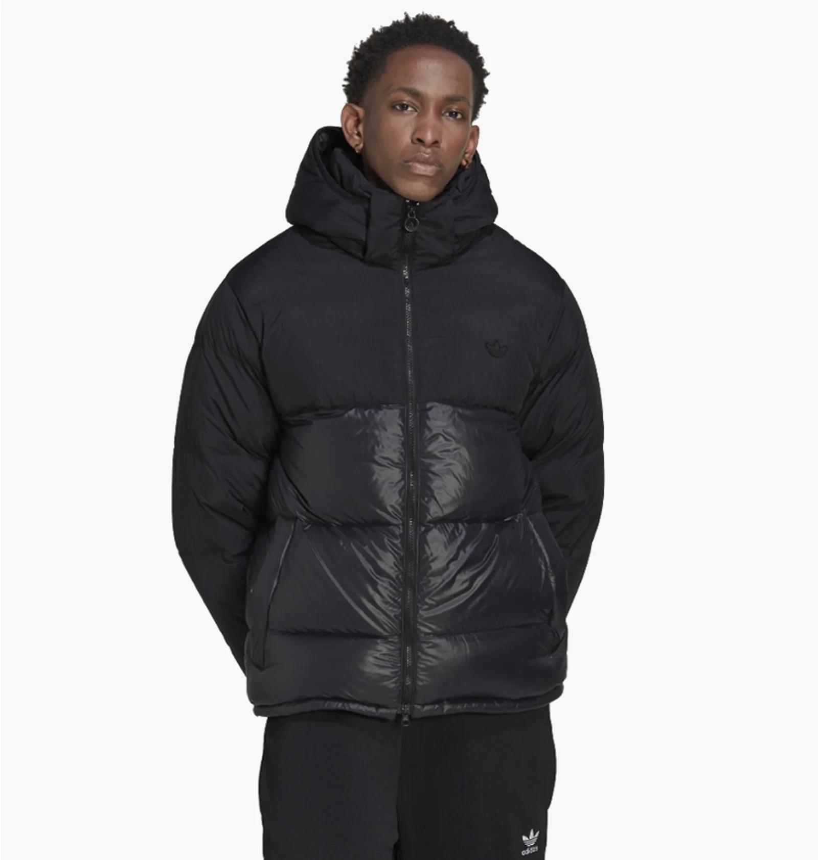 Куртка чоловіча Adidas Down Regen Hooded Puffer Jacket Black Hl9181 (HL9181) — фото 1