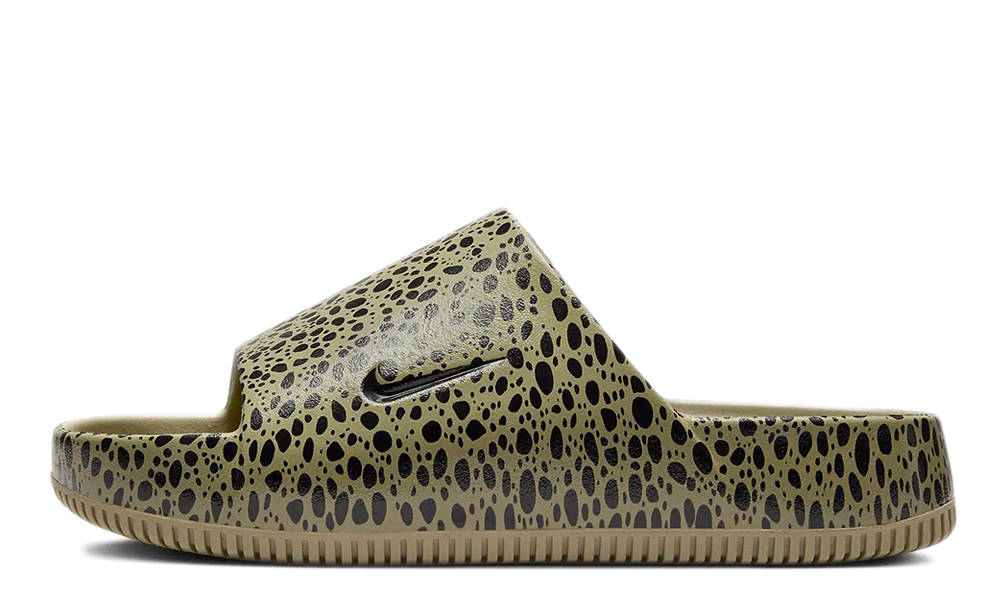Тапочки жіночі Nike Calm Slide Print Ns Olive (HM5072-200) — фото 1