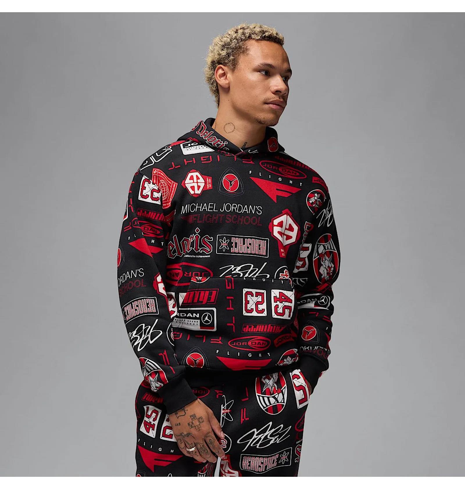 Кофта чоловіча Jordan Essentials Men's Printed Fleece (HM7254-010) — фото 6
