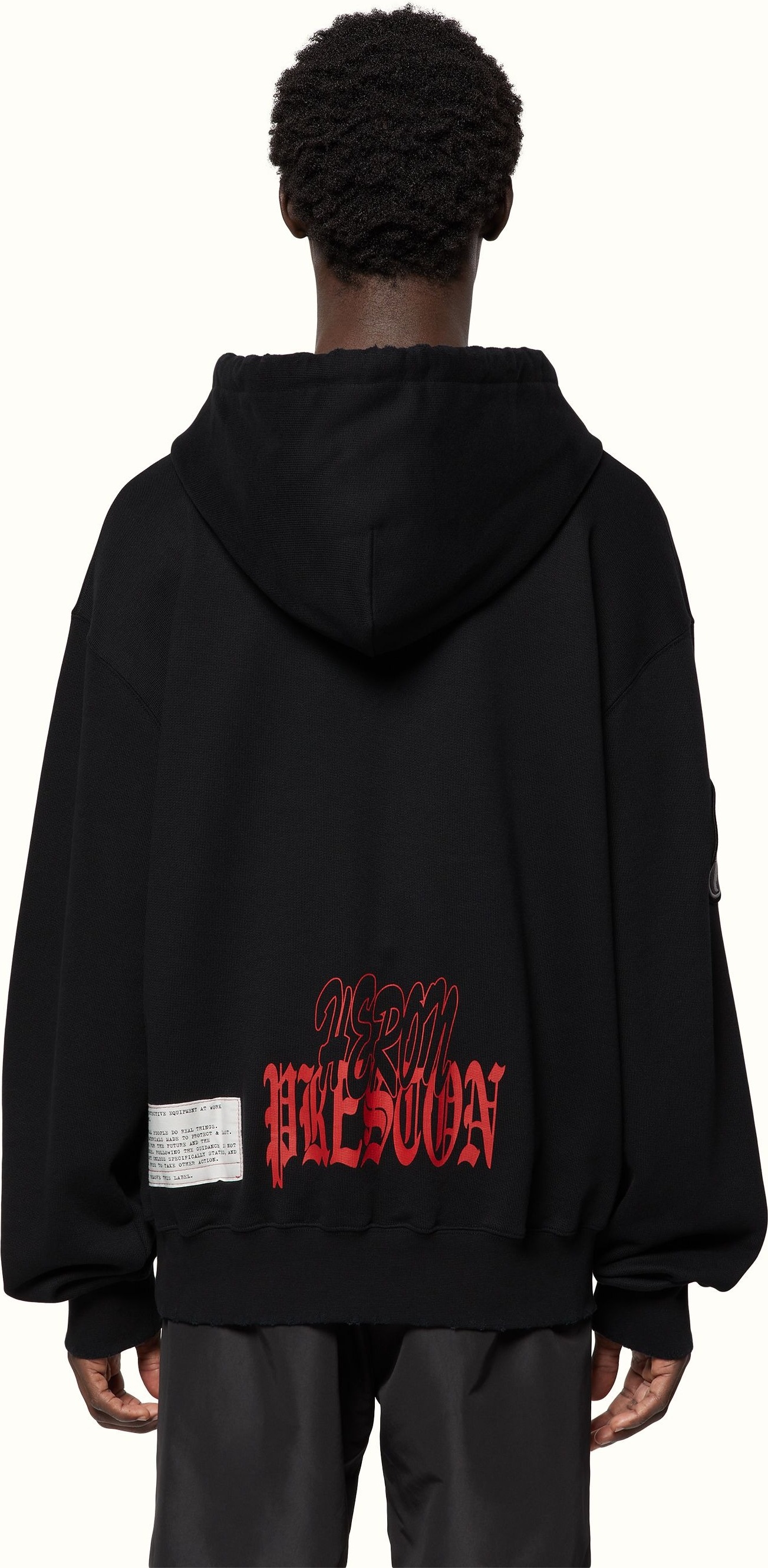 Худі Heron Preston Flaming Skull Crewneck — фото 4