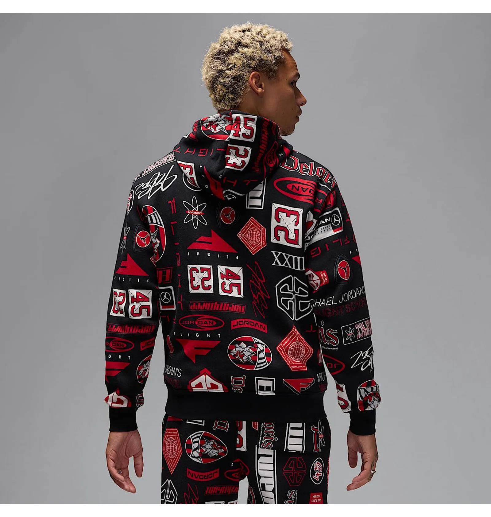Кофта чоловіча Jordan Essentials Men's Printed Fleece (HM7254-010) — фото 7