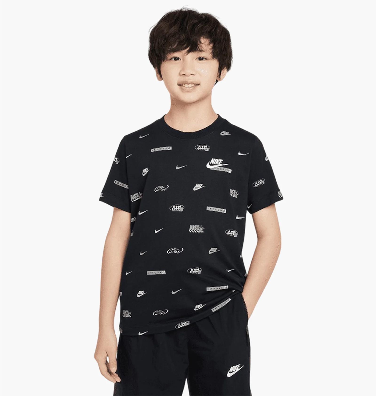 Футболка підліткова Nike K Nsw Tee Aop (HM5851-010) — фото 1
