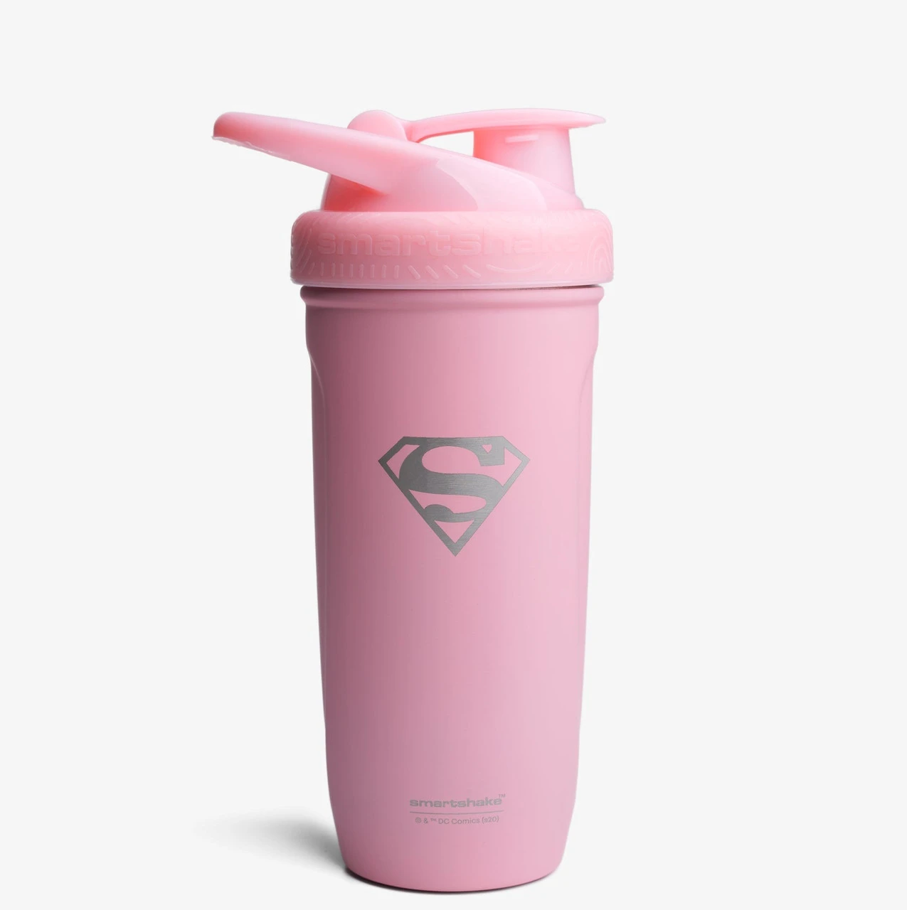 Шейкер спортивний SmartShake Reforce 900ml Supergirl Pink — фото 1