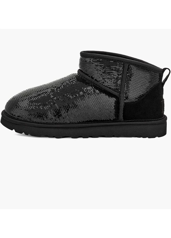 Черевики жіночі Ugg Classic Ultra Mini Mirror Ball Boots Black (1151616-BLK) — фото 1