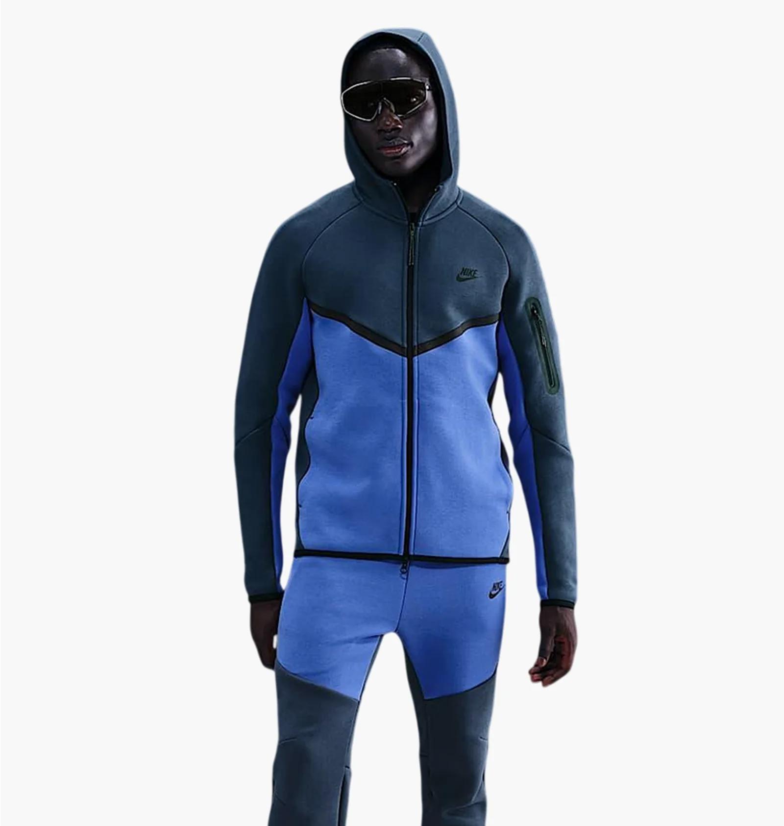 Кофта чоловіча Nike Tech Fleece Windrunner Blue (HV0949-438) — фото 1