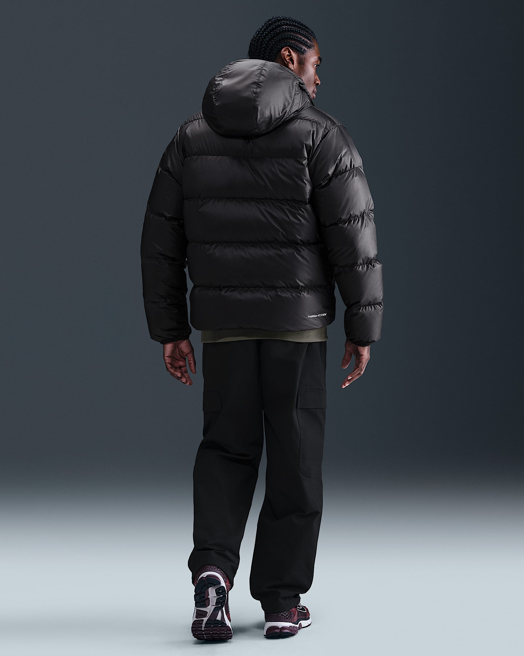 Куртка чоловіча Nike M Windrunner Stmnt Dwn Jkt Black (HQ7790-011) — фото 6