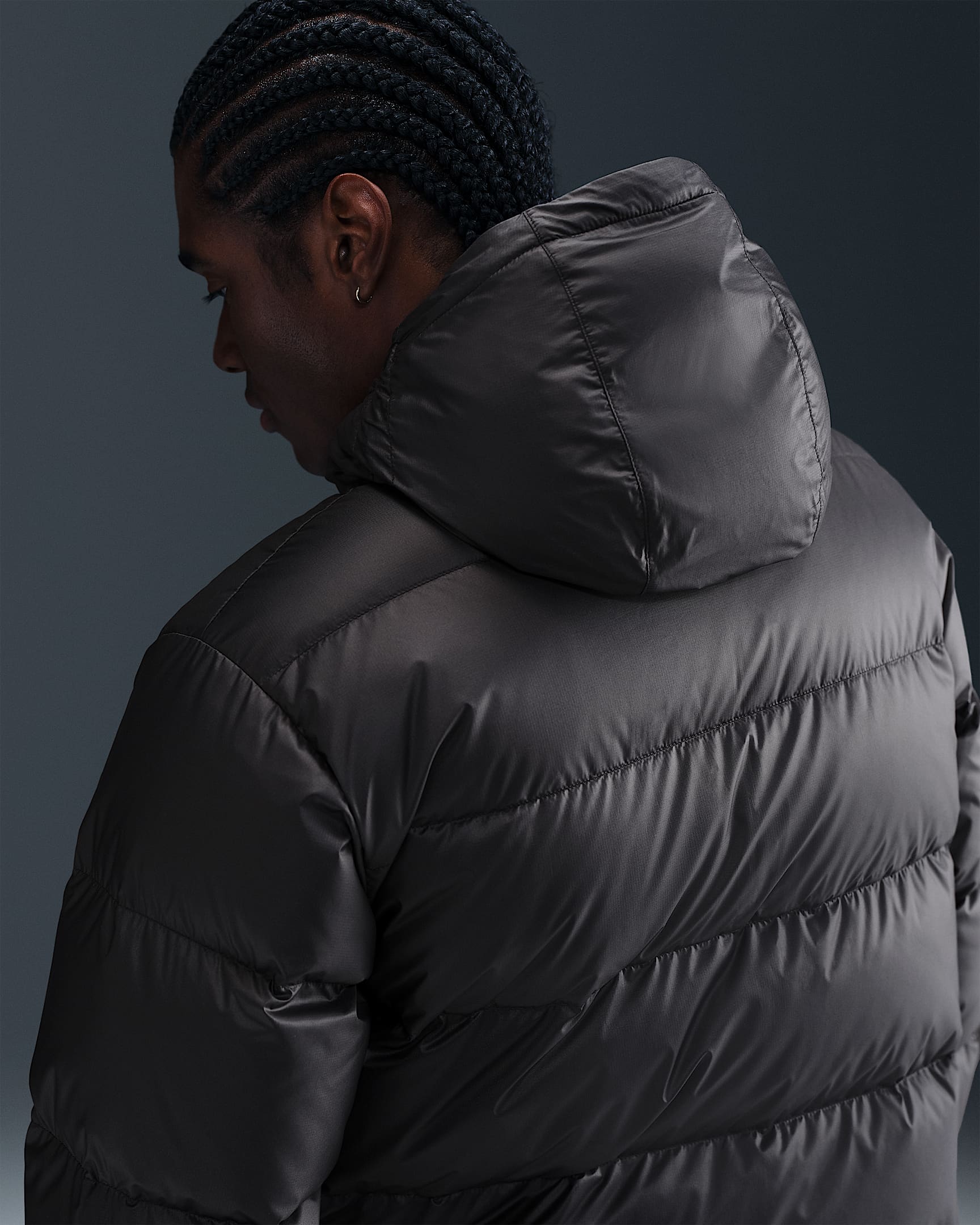 Куртка чоловіча Nike M Windrunner Stmnt Dwn Jkt Black (HQ7790-011) — фото 4