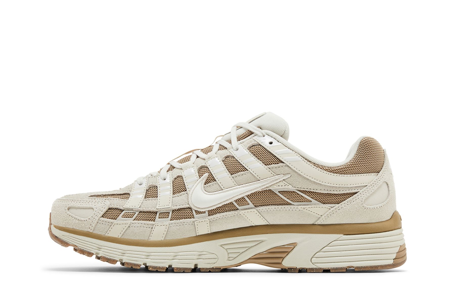 Кросівки чоловічі Nike P-6000 "Light Orewood Brown/Khaki/Sesame/Phantom" (HV2528-100) — фото 3