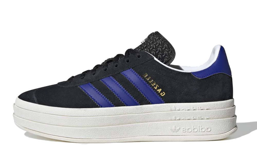 Кросівки жіночі Adidas Gazelle Bold 'Black Lucid Blue' (HQ4408) — фото 1