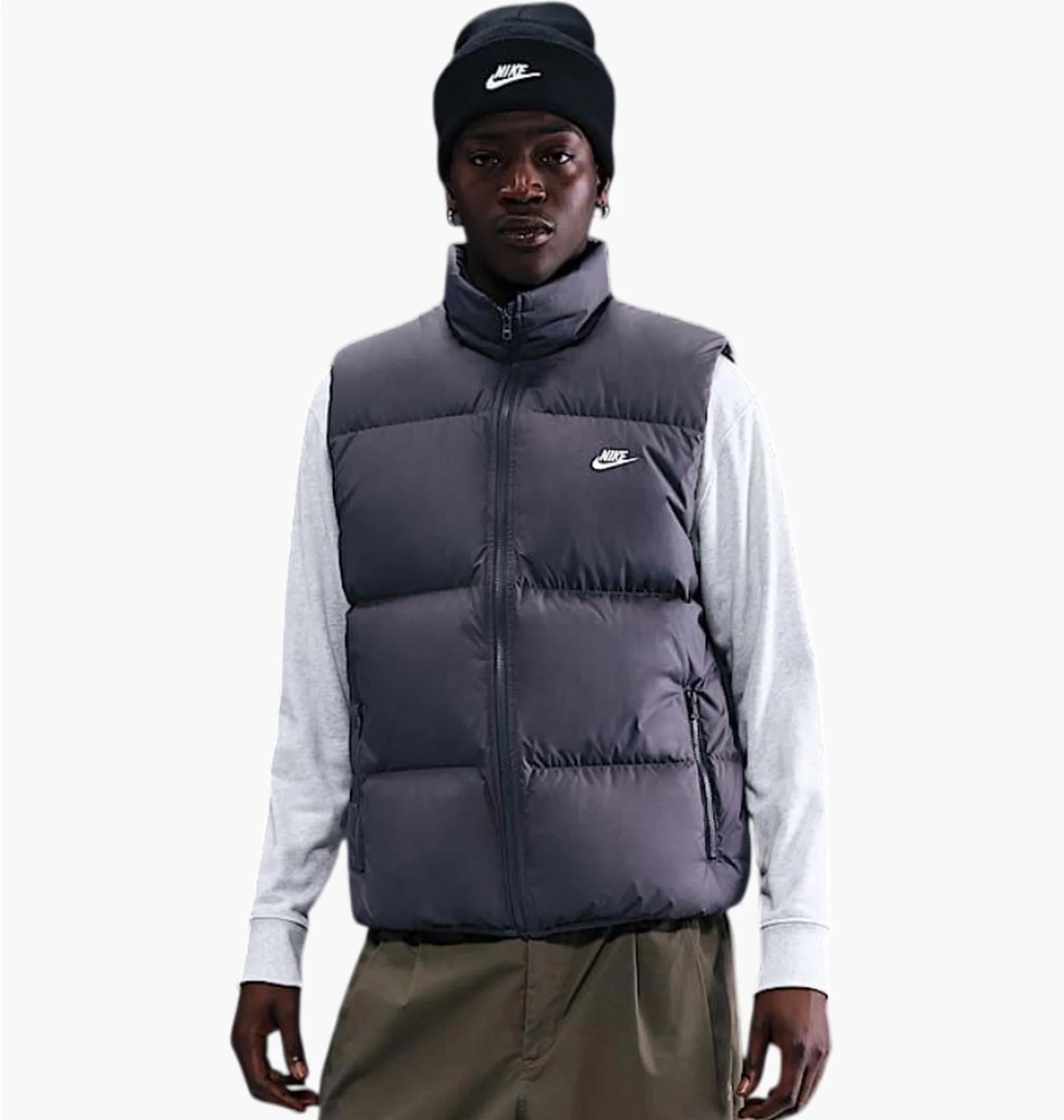 Жилетка чоловіча Nike Club Puffer Grey (IB2977-068) — фото 1