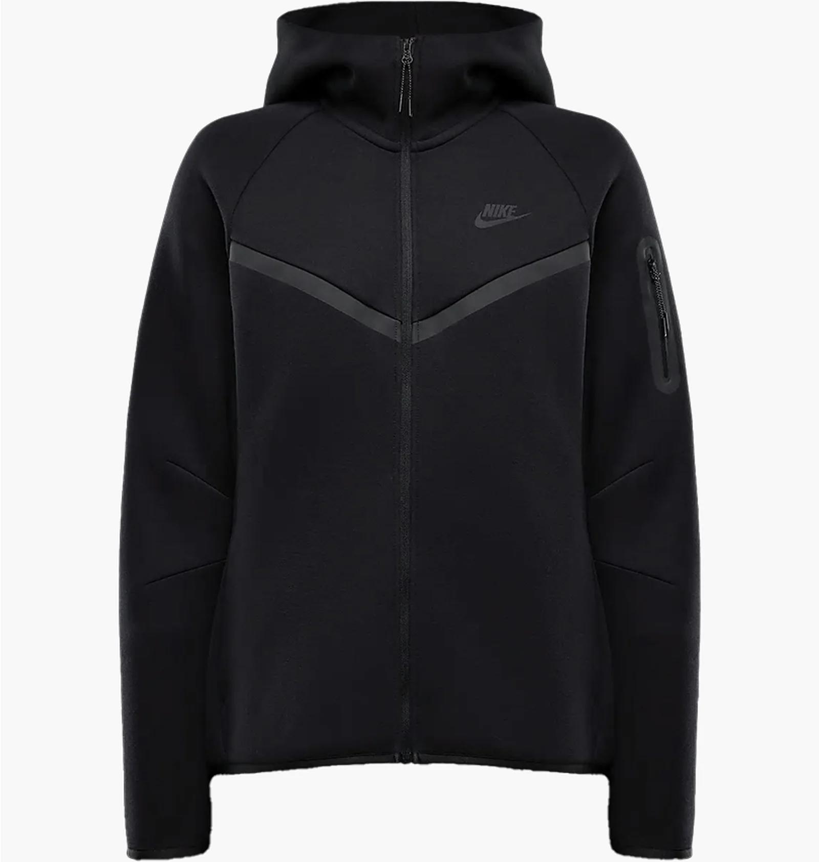 Кофта жіночі Nike W Nsw Tch Flc Wr Fz Hdy 2 (HV6747-010) — фото 1