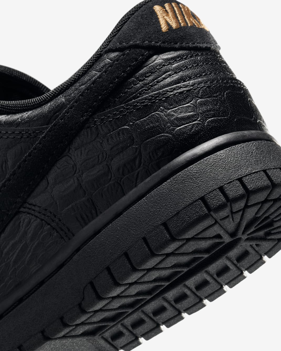 Кросівки Nike Dunk Low Retro Black Skin — фото 3