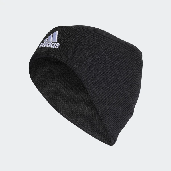 Шапка LOGO BEANIE CUF IB2651 Adidas OSFM Чорний — фото 3