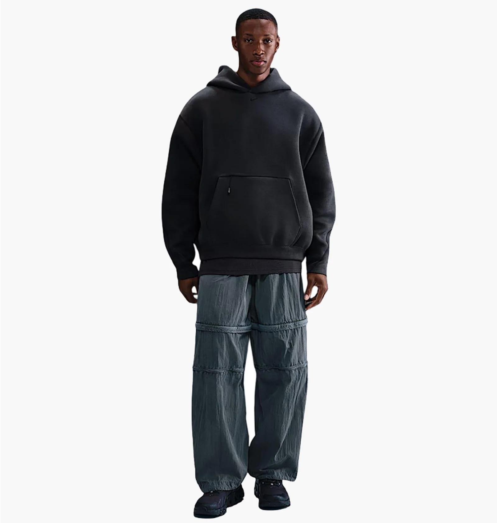 Кофта чоловіча Nike Tech Mens Fleece Oversized Hoodie Black (HV6535-060) — фото 1