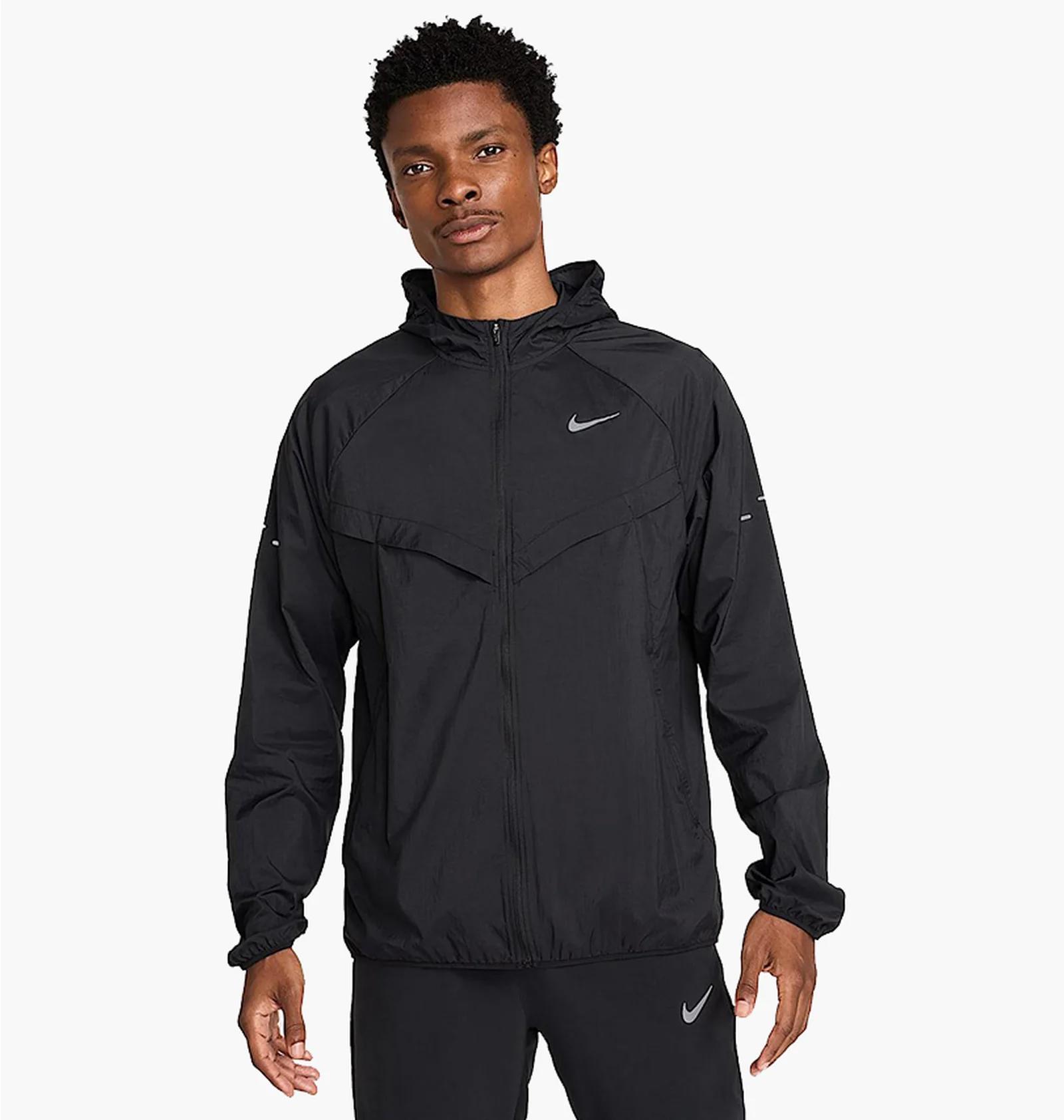 Куртка чоловіча Nike Stride Mens Repel U V Running Jacket Black (HV4548-010) — фото 1