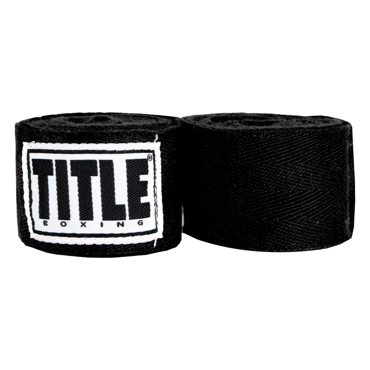 Бинти для боксу TITLE Boxing Traditional Weave 180" Black (4.5м.) — фото 1