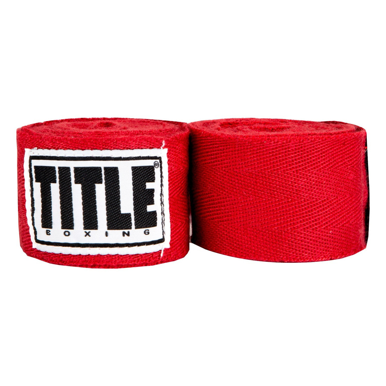Бинти для боксу TITLE Boxing Traditional Weave 180" Red (4.5м.) — фото 1