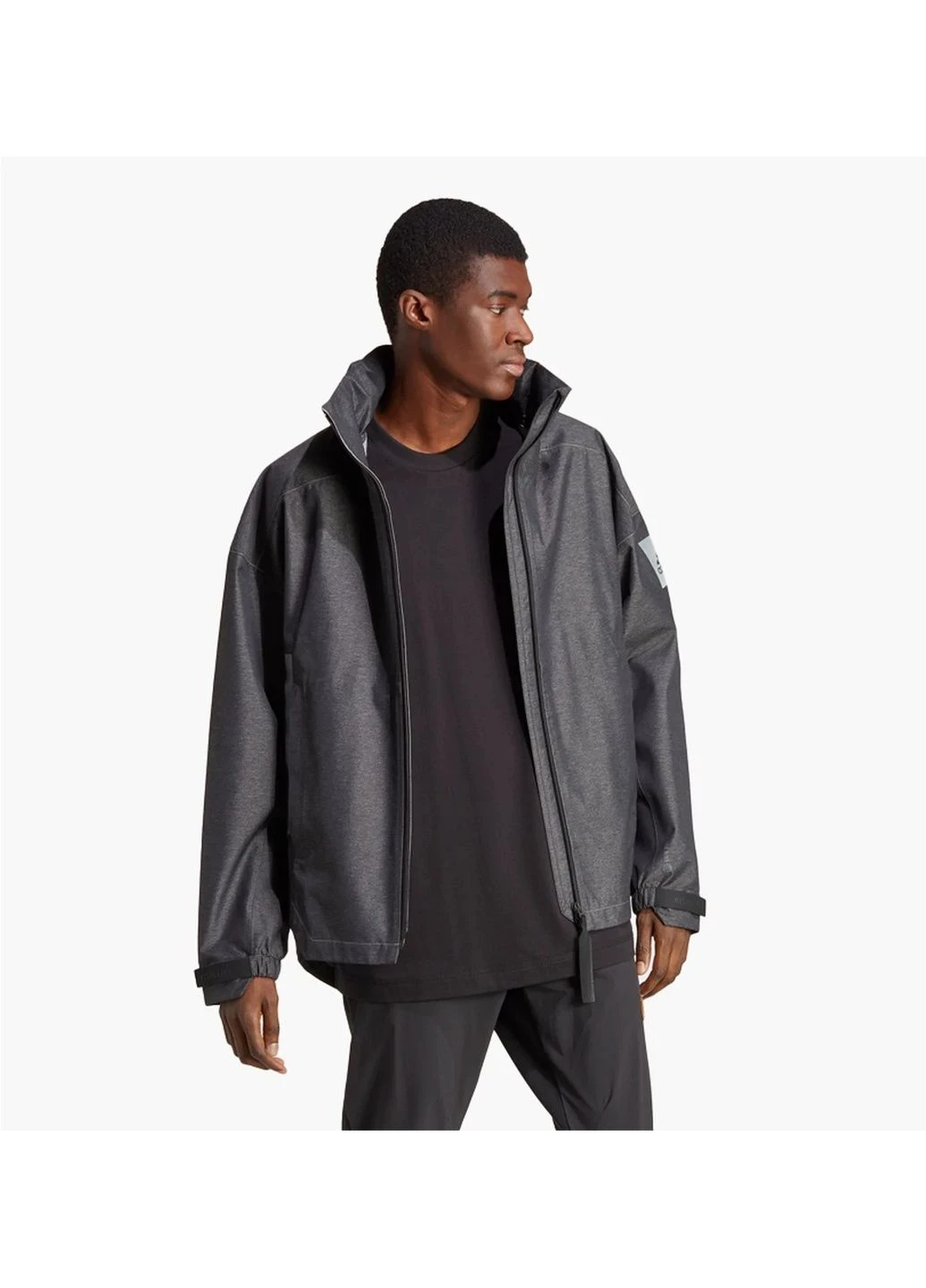 Куртка чоловіча Adidas Myshelter Rain.Rdy Denim Jacket Grey (IB1648) — фото 1