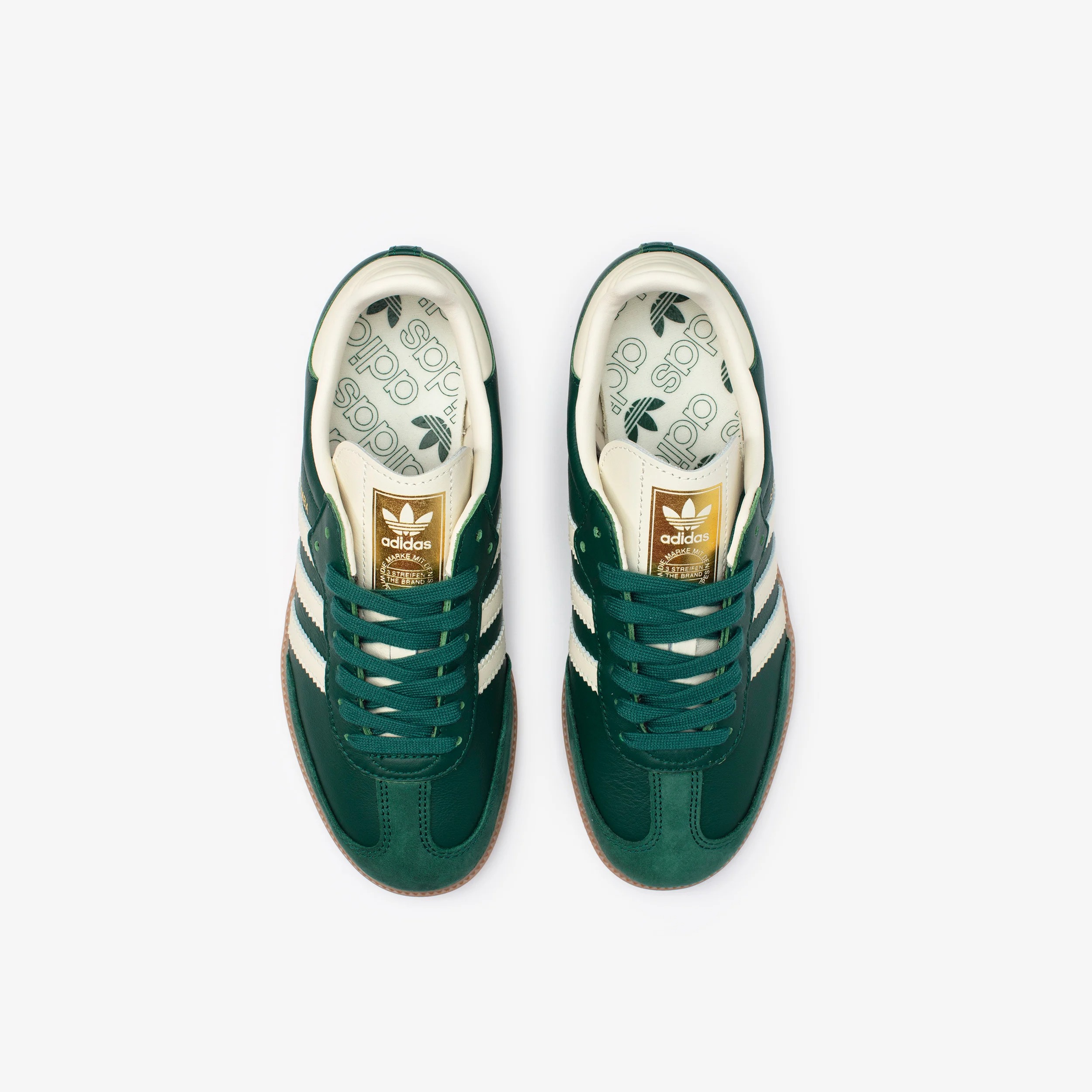 Кросівки жіночі Adidas Samba OG Collegiate Green Cream — фото 6