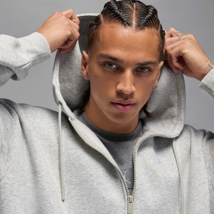 Кофта чоловіча Jordan Brooklyn Fleece Oversized Full-Zip (IB7231-050) — фото 4