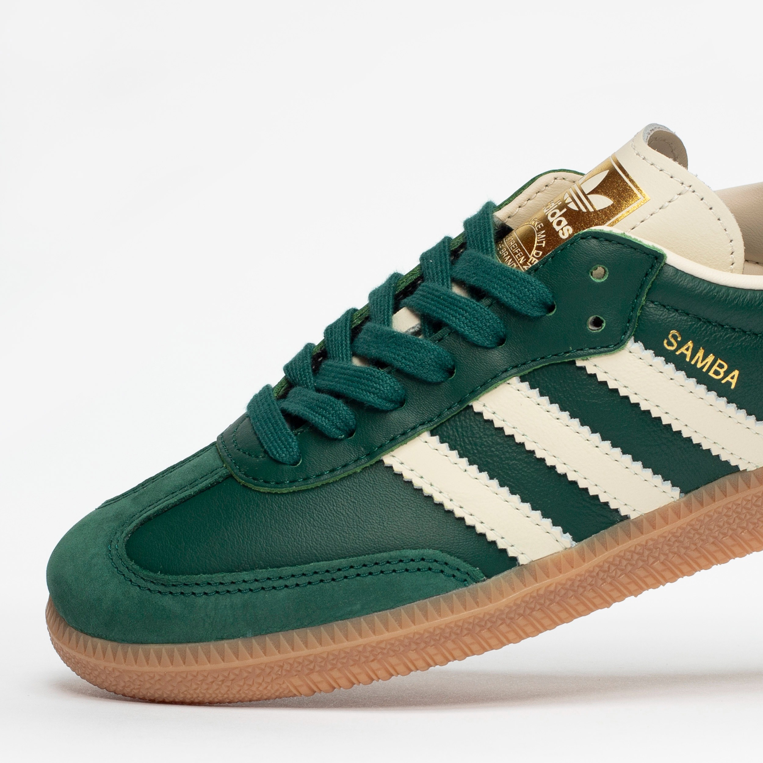 Кросівки жіночі Adidas Samba OG Collegiate Green Cream — фото 5