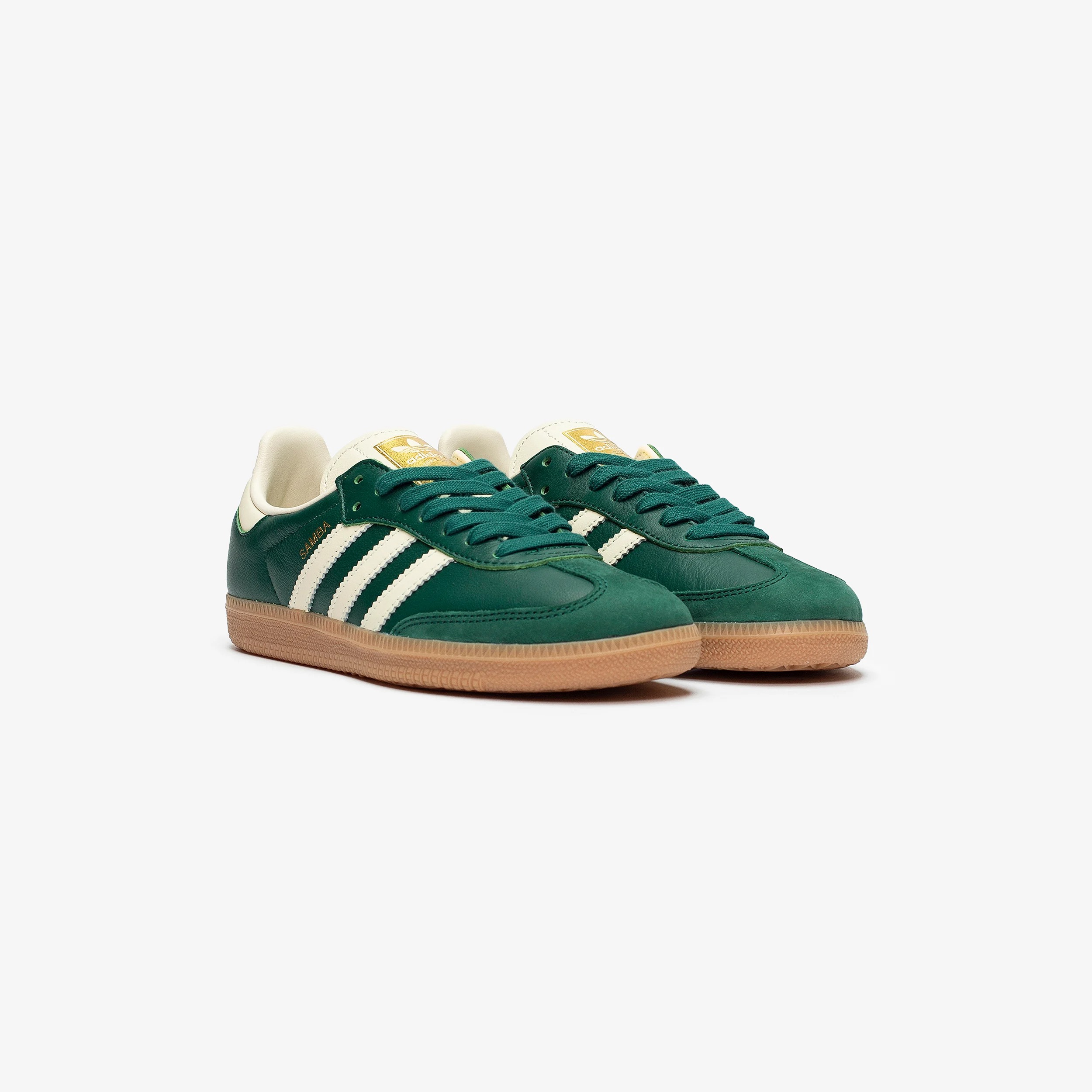 Кросівки жіночі Adidas Samba OG Collegiate Green Cream — фото 4