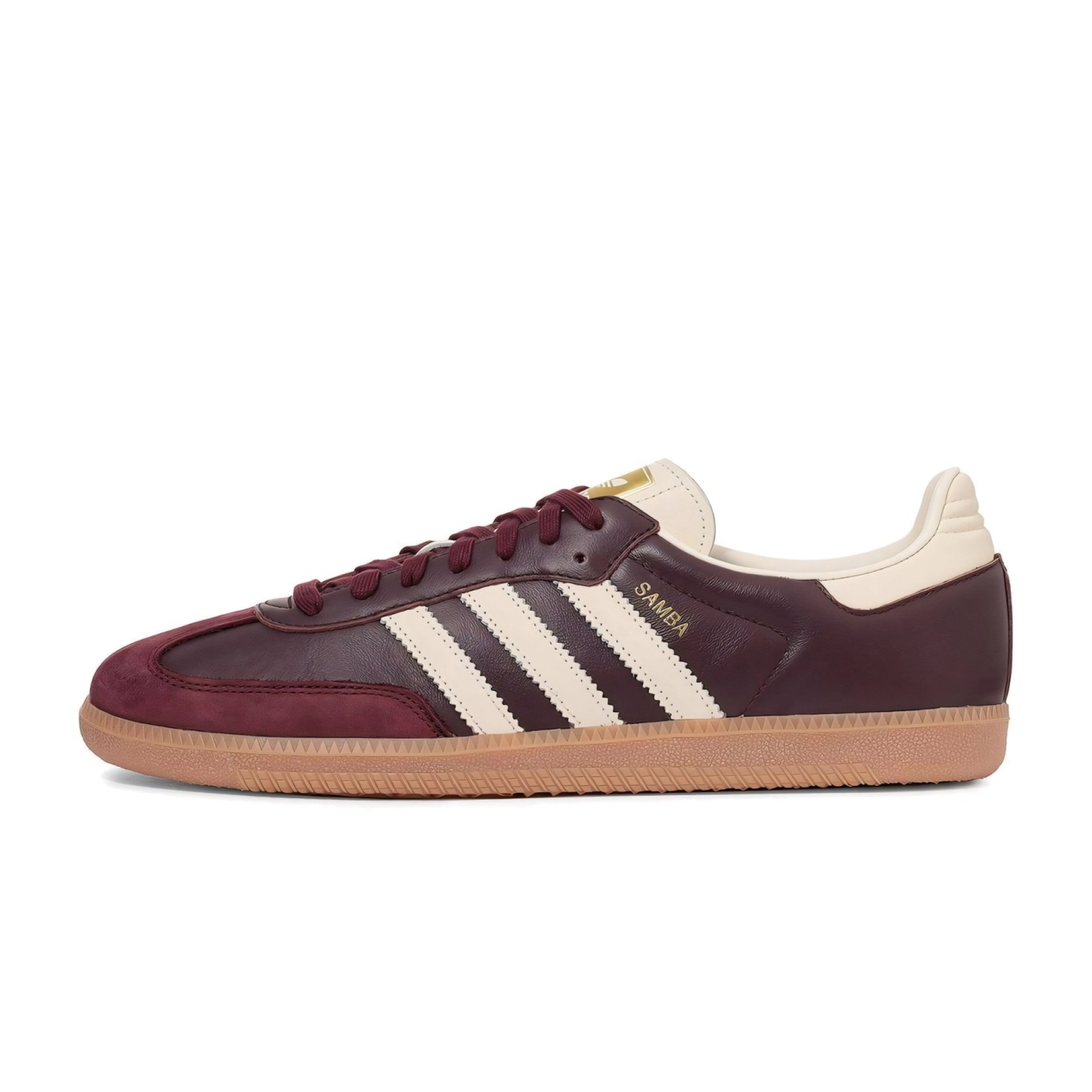 Кросівки жіночі Adidas Samba Maroon — фото 1