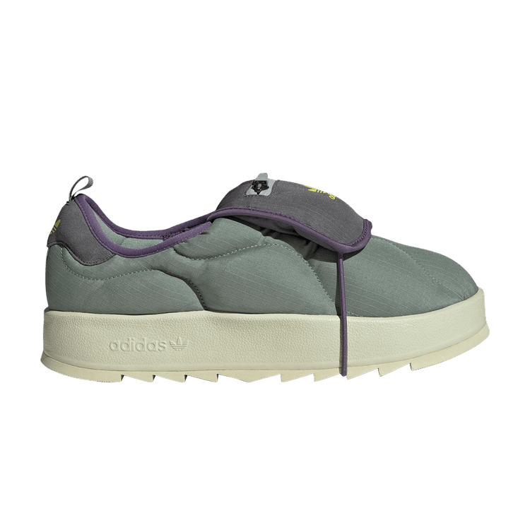 Жіноче взуття Puffylette Silver Green/Grey Four/Sand Strata Adidas — фото 1