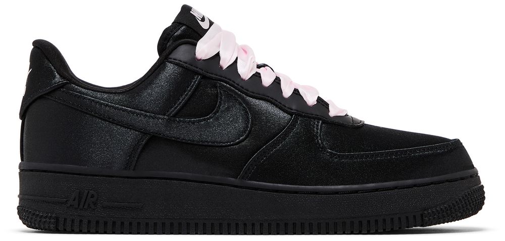 Кросівки Nike Air Force 1 Low Black Satin — фото 1