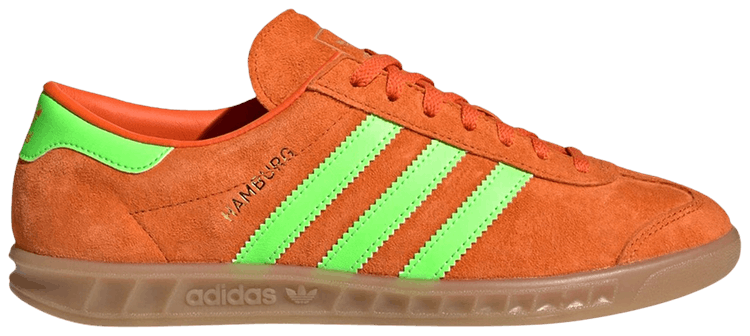 Кросівки Adidas Wmns Hamburg 'Orange Solar Green Gum' — фото 1