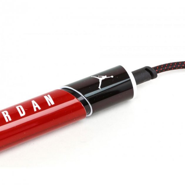 Насос Nike JORDAN ESSENTIAL BALL PUMP BLACK/GYM RED/BLACK/WHI червоний, чорний, білий Уні NS — фото 1