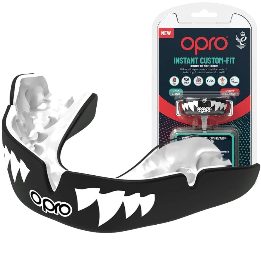 Капа OPRO Instant JAWS доросла (вік 11+) Black (art.102525002) — фото 1