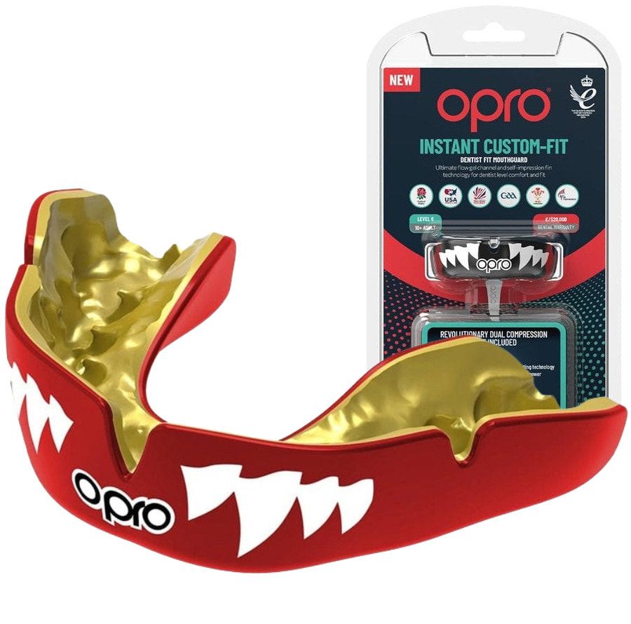 Капа OPRO Instant JAWS доросла (вік 11+) Red (art.102525001) — фото 1