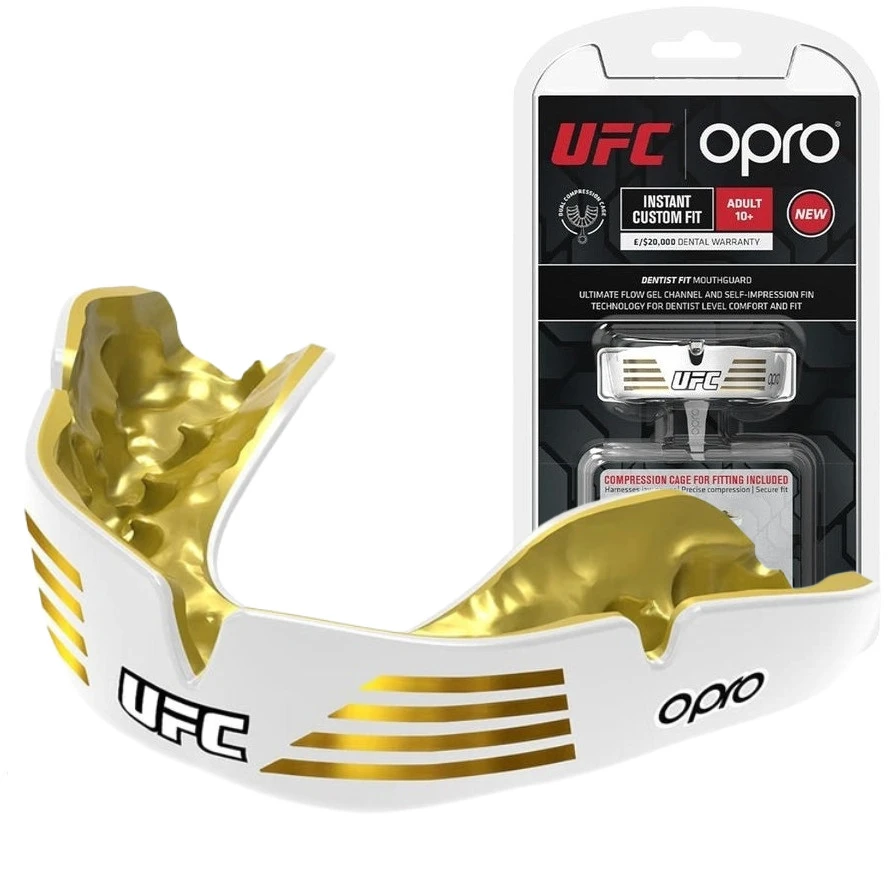 Капа OPRO Instant UFC Strike доросла (вік 11+) Gold (art.102529001) — фото 1