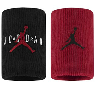 Напульсник JORDAN JUMPMAN TERRY WRIST BANDS 2 PK GYM RED/BLACK/GYM RED OSFM — фото 1