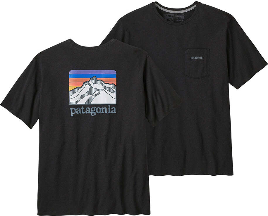 Футболка чоловіча Patagonia Men's Line Logo Ridge Pocket Responsibili-Tee (INBK38511) — фото 2