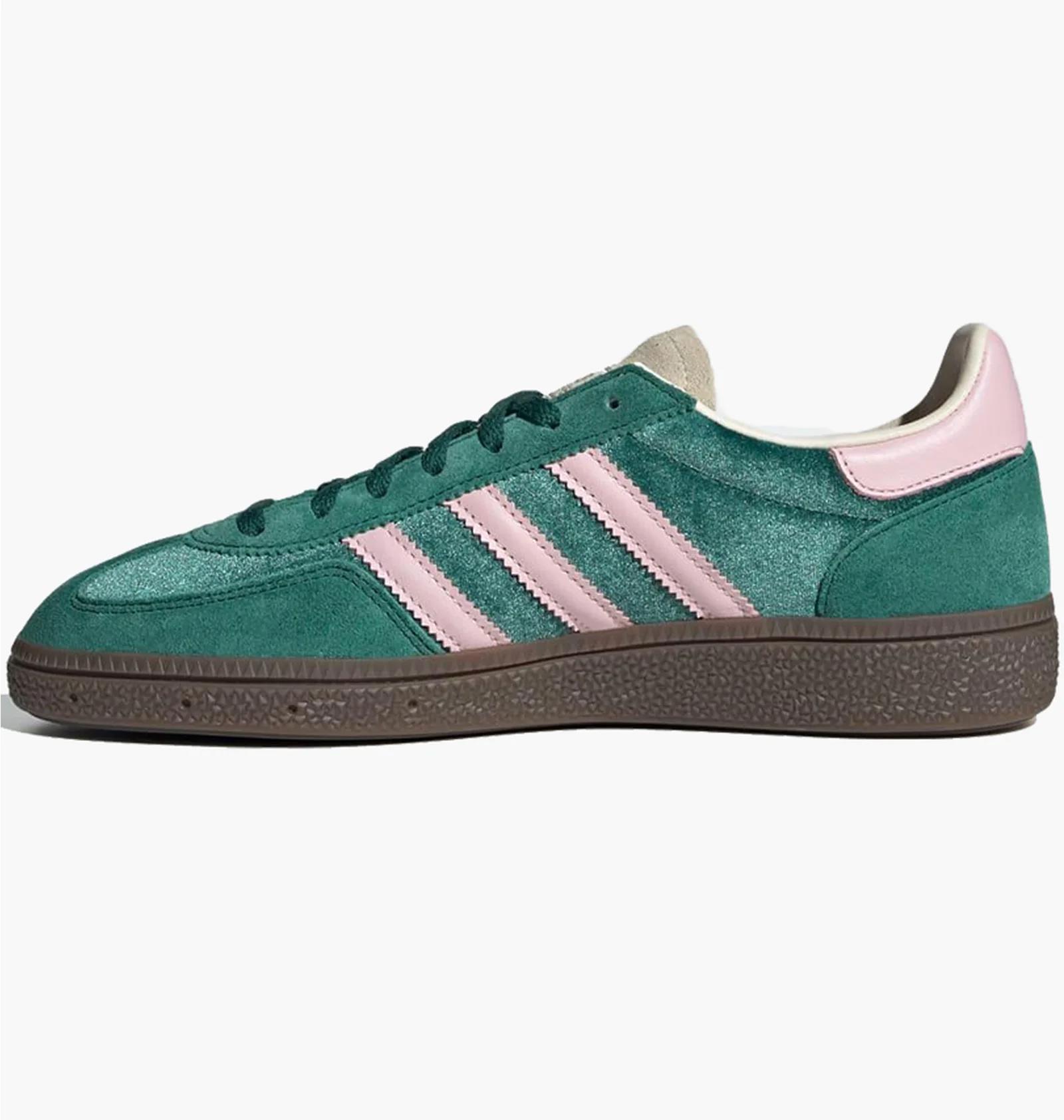 Кросівки жіночі Adidas Handball Spezial Green Pink Velvet (JI2648) — фото 1