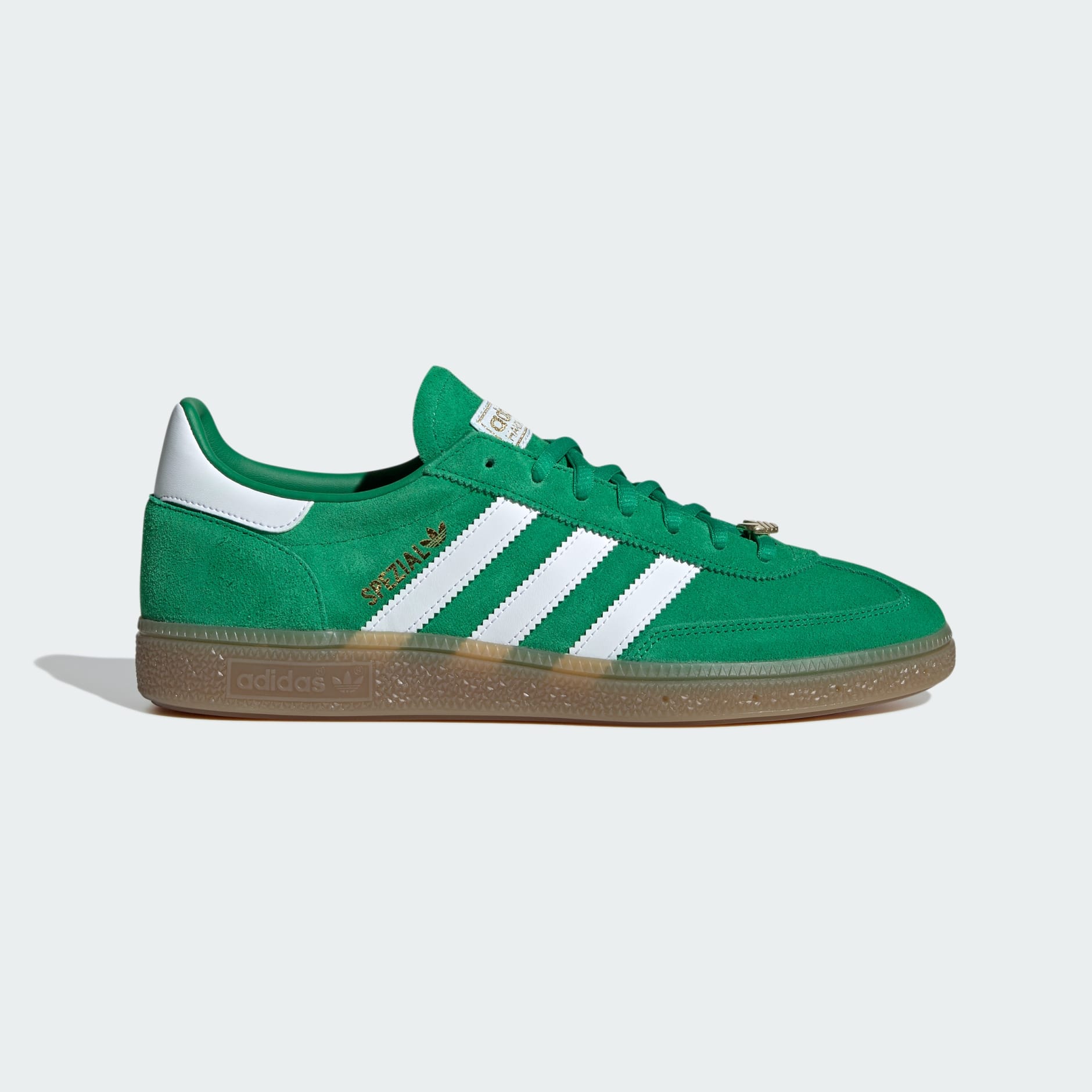 Кросівки Adidas Handball Spezial Green Suede Gum — фото 1