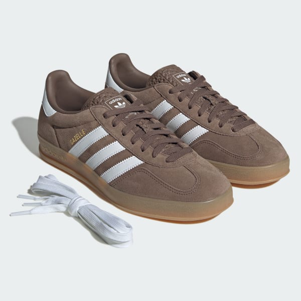 Кросівки жіночі Adidas Gazelle Indoor 'Earth Strata White' — фото 9