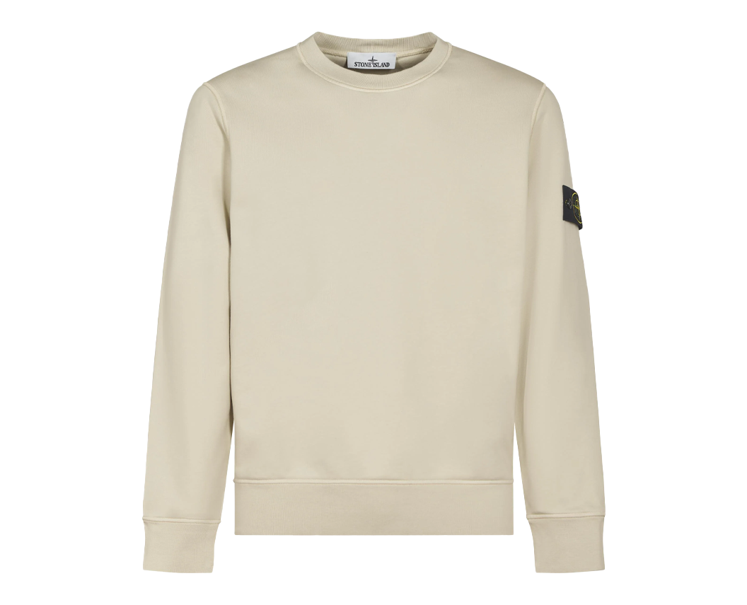 Кофта чоловіча Stone Island Cotton Felpa Crewneck Sand (K1S156100044-S0051-V0095) — фото 1