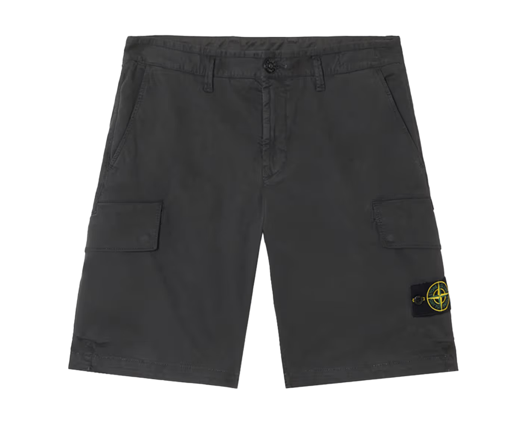 Шорти Stone Island Stretch Organic Broken Twill Cotton 'Old' — фото 1